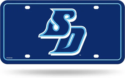 Vista 51 de NCAA etiqueta de metal para auto, negro