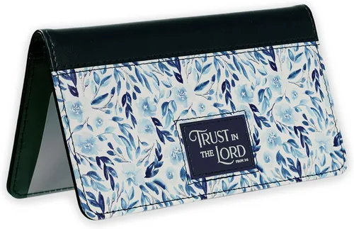 Vista 9 de Christian Art Gifts Teal Faux Leather Checkbook Cover for Women
