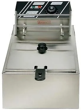 Vista 9 de 6L Freidora eléctrica Comercial Mesa Restaurante Frying Basket Scoop 2500W