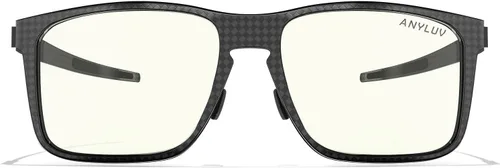 Vista 4 de ANYLUV Gafas de luz azul para hombre, lentes de bloqueo de luz azul: gafas ligeras de luz azul para hombres, marcos de fibra de carbono, regalo