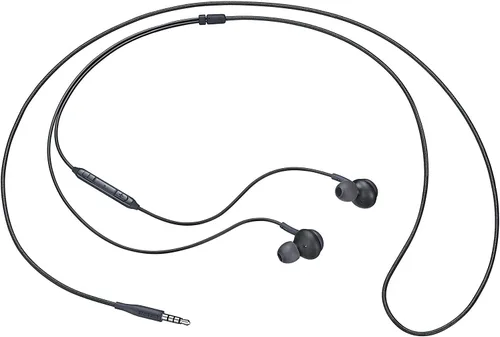 Vista 4 de ElloGear Auriculares estéreo OEM para Samsung Galaxy S10 S10e Plus Cable - Diseñado por AKG - con micrófono y botones de volumen (gris)