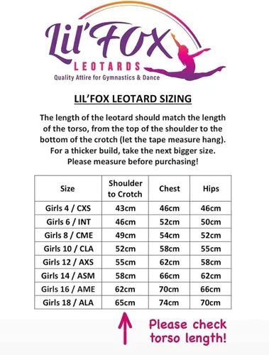 Vista 7 de LIL'FOX Leotardos de gimnasia para niñas SHINY FOIL SHIMMER Danza, Tumbling, Leotardo de gimnasia