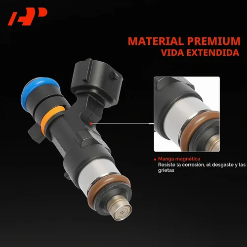 Vista 3 de A-Premium 6 inyectores de combustible compatibles con Infiniti y Nissan