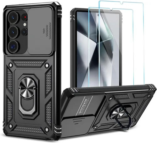 Vista 41 de Funda para Samsung Galaxy S24 Plus/S25 Plus con protector de Azul