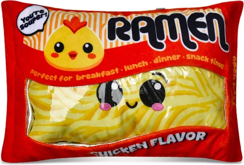 Vista 8 de iscream ¡Juega con tu comida! Juego de almohadas de forro polar Fire Nacho Chips con detalles bordados
