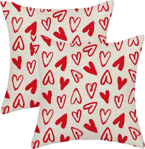 Vista 70 de Juego de 2 fundas de almohada para el 4 de julio, 16 x 16 pulgadas, Día de la Independencia, Día de los Caídos, decoración al aire libre, almohadas