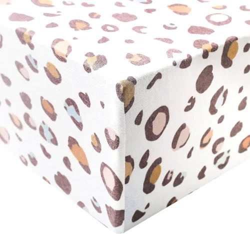 Vista 6 de Copper Pearl: Sábanas de punto prémium para cuna de bebé para niños y niñas, transpirables y suaves, sábanas ajustables para colchones estándar