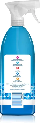 Vista 2 de Method Limpiador Antibacteriano para Baño, Menta, Elimina Manchas de Moho + Hongos, 28 Onzas Líquidas