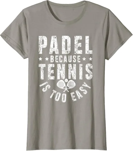 Vista 33 de Padel, Because Tennis is Too Easy - Camiseta de Padel Player