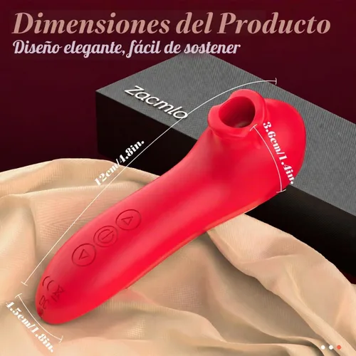 Vista 7 de Sucking Vibrator Rose Toy - Sex Toys for Women Clitoral Sucker Vibrators Adult Toys with 10 Sucking & Vibrating Modes, Womens Rose Sex Toy Suction