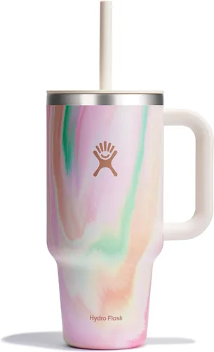 Vista 11 de Hydro Flask All Around - Vaso de viaje de 32 onzas, color morado degradado (Bayberry Ombre)