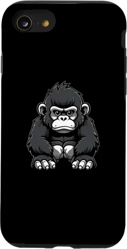 Vista 18 de Funda para iPhone 16 Cute Monkey for Kids for a Kid