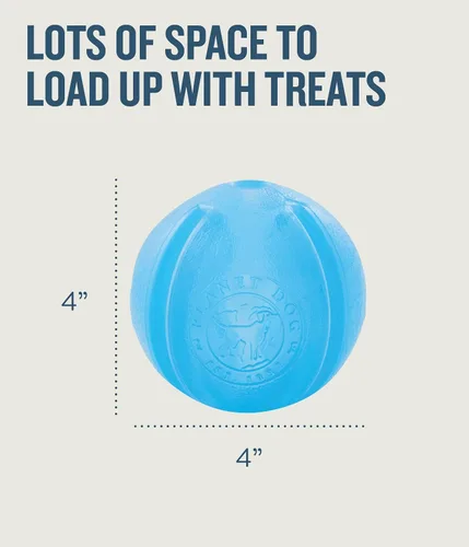 Vista 7 de Planet Dog Orbee-Tuff Mazee y Guru - Pelota rompecabezas interactiva para perros dispensadora de premios