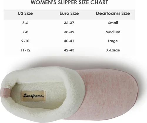 Vista 6 de Dearfoams Sudadera de espuma viscoelástica para mujer, Malva pálido