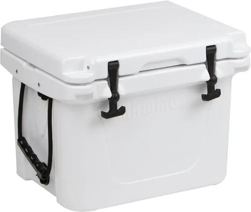 Vista 11 de Mammoth Ranger 25 - Hielera rígida aislada con capacidad de 25 cuartos de galón, capacidad para 30 latas, ideal para barco, campamento, bronceado