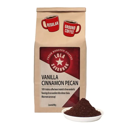 Vista 10 de Lola Savannah Café molido con cafeína y canela, 2lb