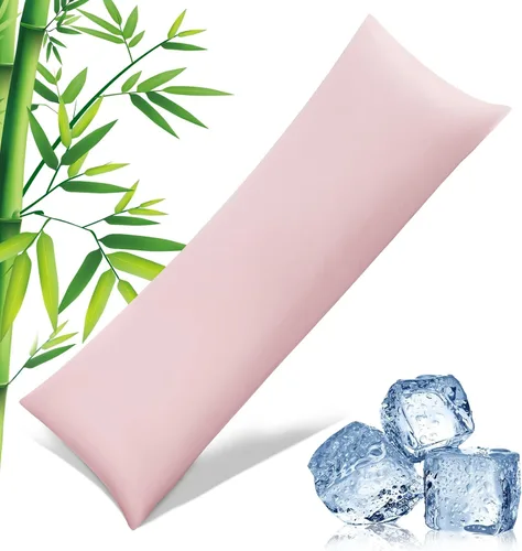Vista 35 de Fundas de Almohada Tamaño Estándar Paquete de 2, Fundas de Almohada de Viscosa Refrescante con Cierre de Sobre, Fundas de Almohada Frescas