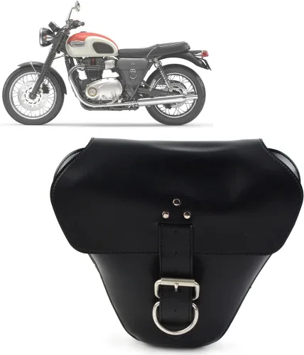 Vista 5 de Bolsa de herramientas para motocicleta, cubierta lateral de piel sintética, bolsa de almacenamiento duradera, bolsa de herramientas