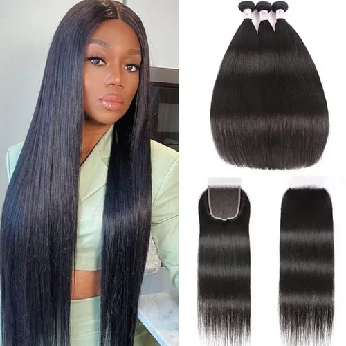 Vista 9 de Beauty Forever Yaki - Extensiones de cabello humano virgen mongol sin procesar, grado 12A, 3 paquetes de cabello humano virgen mongol sin procesar
