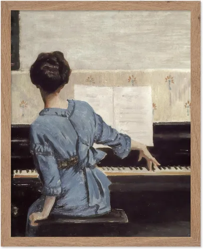 Vista 57 de Poster Master Póster de pintura vintage de The Keynote - Impresión retro de mujer a pie - Arte impresionista - Regalo para hombres y mujeres