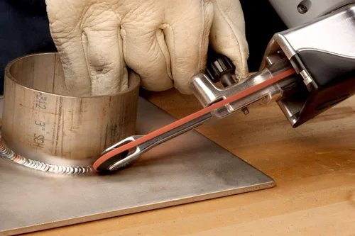 Vista 8 de 3M Lijadora de banda de archivos - Lijadora neumática de banda - Motor de 0.6 caballos de fuerza - 2200 RPM - Lijadora neumática - Para acabado