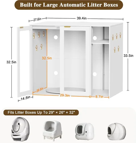 Vista 9 de EasyCom 39,4" grandes muebles automáticos del recinto de la caja