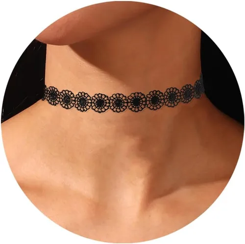 Vista 20 de Fesciory Black Necklace for Women, Adjustable Daily Goth Jewelry Gift Negro 1