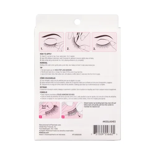 Vista 9 de KISS Products-Ever EZ Lashes, 5 pares