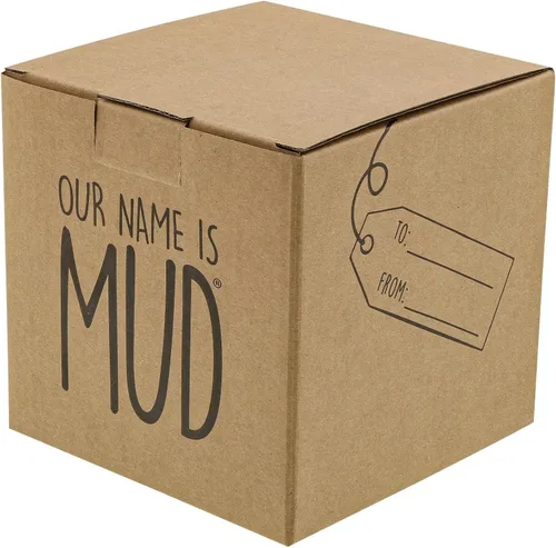 Vista 4 de Taza de cerámica Our Name is Mud "Cat Hair", 16 onzas.