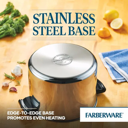 Vista 119 de Farberware Olla clásica de vapor hecha en acero inoxidable, 3 qt.
