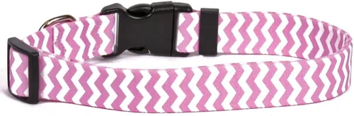 Vista 8 de Yellow Dog Design Collar de perro Rainbow Chevron, grande de 1 pulgada de ancho, se adapta a tamaños de cuello de 18 a 28 pulgadas Rainbow Stripe