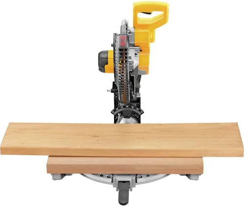 Vista 3 de DEWALT Sierra ingletadora compuesta de 12 pulgadas de doble bisel, 15 amperios (DW716)
