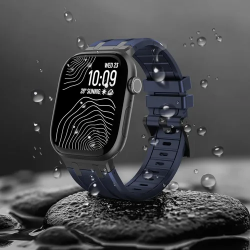 Vista 4 de Raycarrey AP - Correas deportivas de lujo para Apple Watch Band Ultra 3/2/1 1.929 in 1.811 in 1.772 in 1.732 in 1.654 in 1.614 in 1.575 in 1.496 in