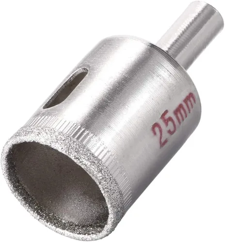 Vista 12 de uxcell Brocas de diamante de 0.157 in, sierras de agujero para azulejos de vidrio, porcelana, mármol, botellas de cerámica, ollas de ladrillo