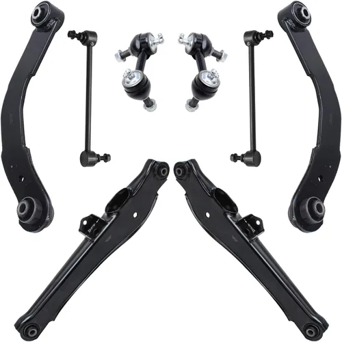 Vista 189 de Detroit Axle - Kit de brazos de control de extremo de 8 piezas para Toyota 2001-2003 Highlander 2002-2003 Camry Lexus ES300, 2 conjuntos de brazos