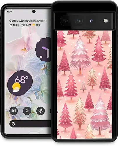 Vista 61 de Funda compatible con Google Pixel 4A 5G, Nochebuena, Google Pixel 4A 5G, delgada, suave, a prueba de golpes, TPU para mujeres y niñas, niños, funda