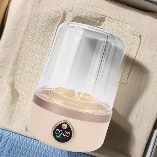 Vista 8 de RiToEasysports Mini Washing Machine, Portable USB Powered Cordless Underwear Washer Compact for Apartment Dorm Travel Camping