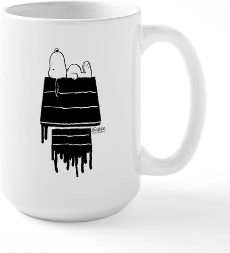 Vista 93 de CafePress SNOOPY Joe Cool - Taza de café de cerámica (15.0 fl oz)