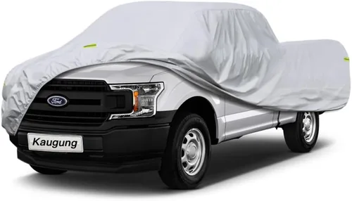 Vista 49 de Kaugung - Cubierta impermeable para camioneta, 7 capas resistentes, ajuste completo para Mitsubishi Raider 2006-2010, para todo clima, protección