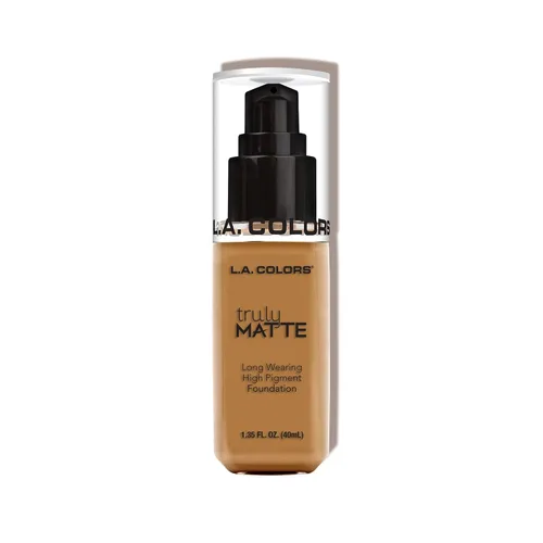 Vista 21 de L.A. Colors Base Mate Verdadera, Bronceado Profundo CLM361 (Paquete de 2)