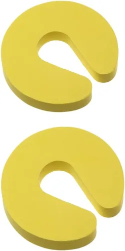Vista 9 de Protector de pellizco para dedos, 2 piezas. Puertas a prueba de niños hechas con tapón de puerta de espuma suave y duradera. Evita lesiones por Negro