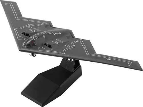 Vista 8 de B-2A Spirit - Aviones fundidos a presión a escala 1/200, modelo de bombardero sigiloso, regalo para coleccionistas, entusiastas de la aviación