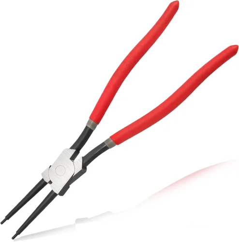 Vista 9 de Alicates de Anillo de Presión de 13 Pulgadas de Servicio Pesado Alicates de Circlip Externos Punta de Mandíbula Recta Diámetro 0.12" para Instalar