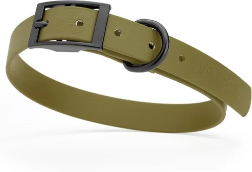 Vista 91 de Dogline Biothane - Collar impermeable para perro con hebilla de liberación rápida, resistente cincha de nailon recubierta con resistente y a prueba