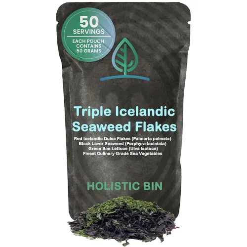 Vista 9 de Holistic Bin Atlantic Wakame - Copos de algas marinas, capturados
