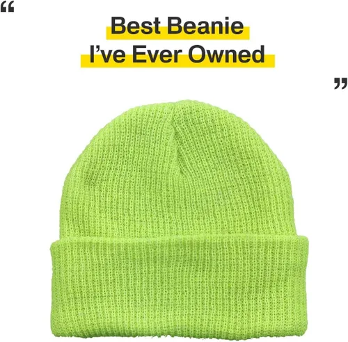 Vista 58 de KBETHOS Cómoda colección de gorros suaves y holgados de algodón de punto acrílico para invierno, cálido sombrero de esquí holgado unisex varios