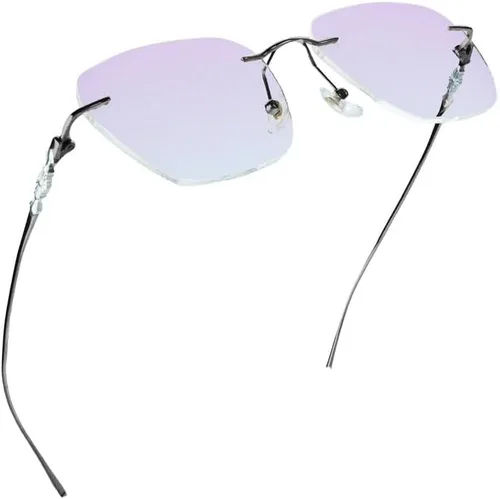 Vista 10 de LifeArt Pure Titanium Frame Glasses/Blue Light Blocking Reading Glasses, Reduce Eyestrain, Stylish for Men and Women