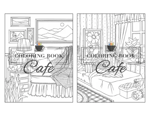 Vista 3 de Home Sweet Home Coloring Book for Adults Fun and Relaxing Interior Home Designs with Beautifully Furnished Rooms and Welcoming Outdoor Spaces