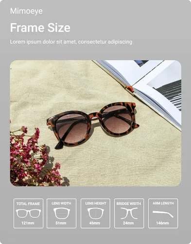 Vista 3 de Mimoeye Polarized Sunglasses for Women Men Trendy Rectangle Sun glasses 100 UV Protection