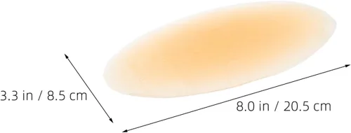 Vista 4 de 6 almohadillas de corrección de piernas para pantorrillas, almohadillas de silicona autoadhesivas de gel para la cadera, parche de corrección